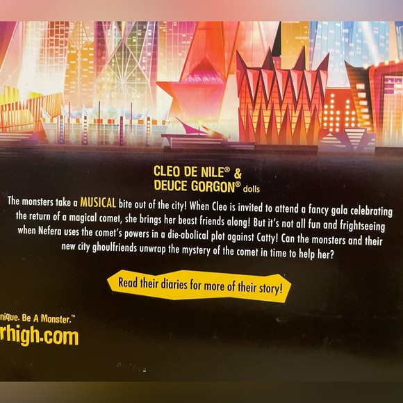 Monster High Cleo de Nile and Deuce Gorgon Boo York 2014 12” dolls NWT NRFB - Picture 6 of 10